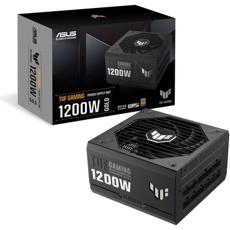 Power Supply ASUS TUF GAMING 1200W , 1200 Watt, Fully Modular design, ATX 3.1, 80 Plus Gold certification, PCIe 5.0 - Black Power Supply ASUS TUF GAMING 1200W , 1200 Watt, Fully Modular design, ATX 3.1, 80 Plus Gold certification, PCIe 5.0 - Black