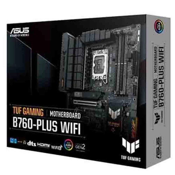 ASUS Motherboard TUF Gaming B760-PLUS WIFI DDR5 -Aura - LGA 1700
