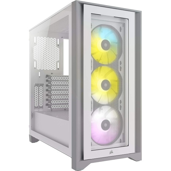 Corsair 4000X RGB Mid-Tower Case - White Corsair 4000X RGB Mid-Tower Case - White