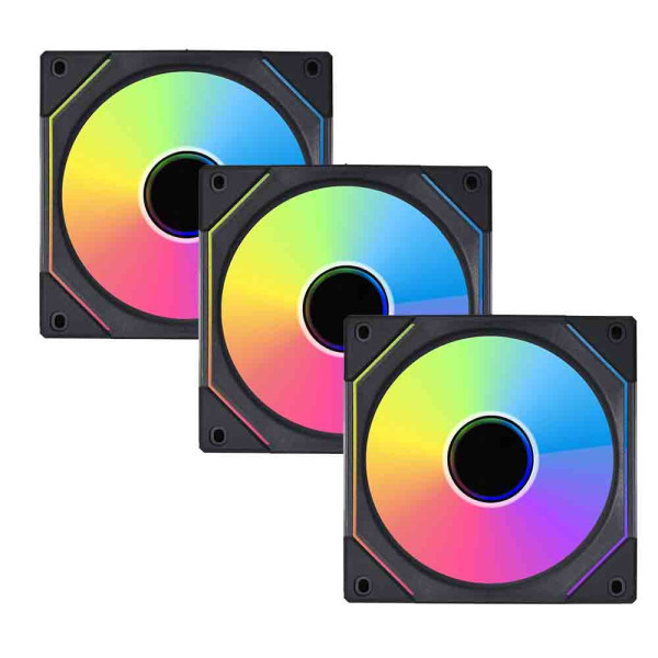 ليان لي SL-INF120 مراوح للكمبيوتر X3 - أسود ليان لي SL-INF120 مراوح للكمبيوتر X3 - أسود