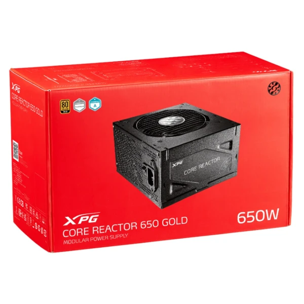 XPG CORE REACTOR 650 GOLD FULLY MODULAR 650W POWER SUPPLY 80+ GOLD