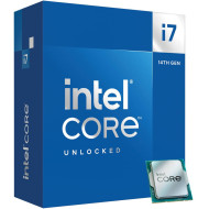 معالج انتل كور i7 14700K الجيل الرابع عشر, يدعم الى 5.6 هرتز,  20 نواة ( 8 انوية أداء + 12 نواة كفاءة) , 28 مسار , 33 ميغا كاش , معمارية RAPTOR LAKE