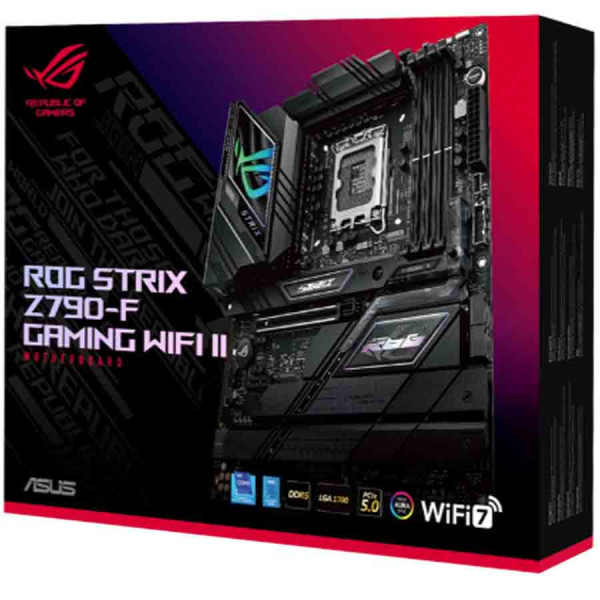 مذربورد أسوس روج استريكس WiFi II Z790-F - تدعم وايفاي 7 مذربورد أسوس روج استريكس WiFi II Z790-F - تدعم وايفاي 7