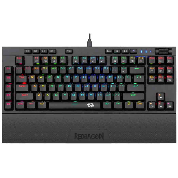 REDRAGON Vishnu K596 RGB MECHANICHAL GAMING KEYBOARD Wired/2.4Ghz - Black REDRAGON Vishnu K596 RGB MECHANICHAL GAMING KEYBOARD Wired/2.4Ghz - Black