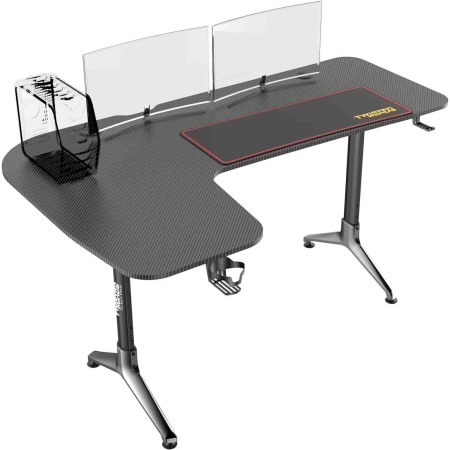 TWISTED MINDS L-SHAPED GAMING DESK CARBON FIBER TEXTURE 110 cm - RIGHT TWISTED MINDS L-SHAPED GAMING DESK CARBON FIBER TEXTURE 110 cm - RIGHT