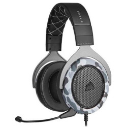 كورسير Hs60 سماعة رأس للالعاب سلكي Usb - رمادي مموهه