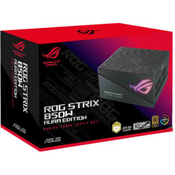 ASUS ROG Strix 850W Fully-Mod 80+ ATX 3.0 Power Supply Aura Edition - GOLD ASUS ROG Strix 850W Fully-Mod 80+ ATX 3.0 Power Supply Aura Edition - GOLD