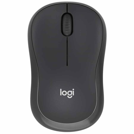فأرة بلوتوث Logitech M240 Silent، بتقنية SilentTouch، 3 أزرار بسيطة، عمر البطارية حتى 18 شهر – اسود