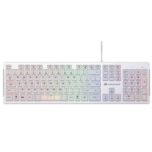 COUGAR VANTAR S GAMING KEYBOARD SCISSOR-SWITCH ( WHITE) COUGAR VANTAR S GAMING KEYBOARD SCISSOR-SWITCH ( WHITE)