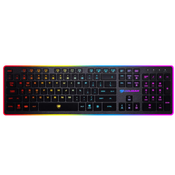 COUGAR VANTAR S GAMING KEYBOARD SCISSOR-SWITCH 8-Backlight Effect - BLACK COUGAR VANTAR S GAMING KEYBOARD SCISSOR-SWITCH 8-Backlight Effect - BLACK