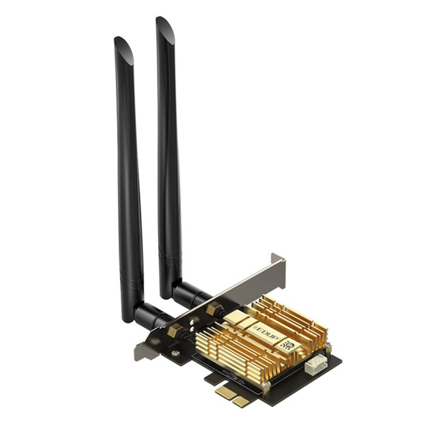 EP-9651GS كرت شبكة داخلي AX210 بمنفذ PCIe من EDUP يدعم وايفاي 6 إي ثلاثي النطاق و بلوتوث 5.2 EP-9651GS كرت شبكة داخلي AX210 بمنفذ PCIe من EDUP يدعم وايفاي 6 إي ثلاثي النطاق و بلوتوث 5.2