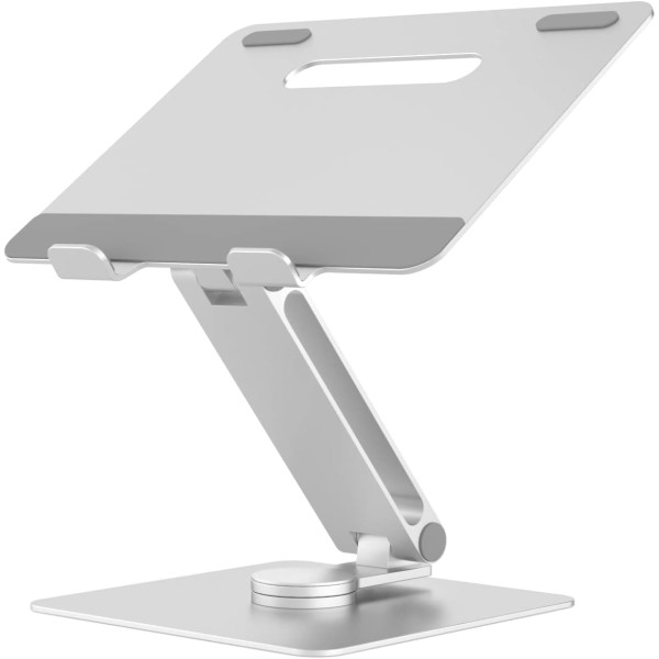 UPERGO ALUMINUM HEIGHT ADJUSTABLE LAPTOP STAND – Silver UPERGO ALUMINUM HEIGHT ADJUSTABLE LAPTOP STAND – Silver