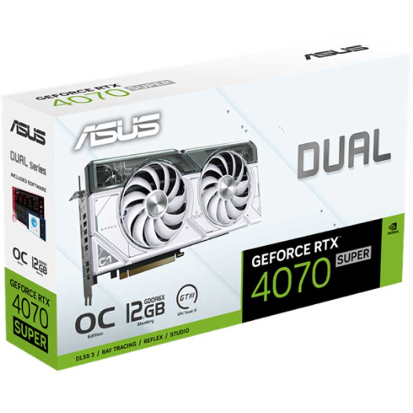 اسوس دول RTX 4070 سوبر 12GB OC كرت شاشة - ابيض اسوس دول RTX 4070 سوبر 12GB OC كرت شاشة - ابيض