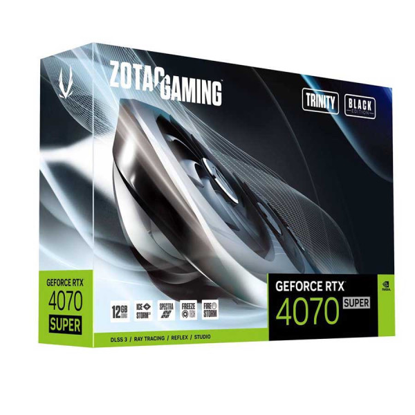 زوتاك RTX 4070 سوبر ترينيتي 12GB كرت شاشة - اسود زوتاك RTX 4070 سوبر ترينيتي 12GB كرت شاشة - اسود