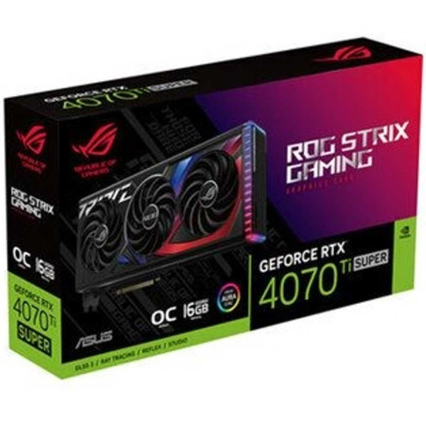 اسوس ار او جي استريكس RTX 4070Ti OC سوبر 16GB - اسود اسوس ار او جي استريكس RTX 4070Ti OC سوبر 16GB - اسود