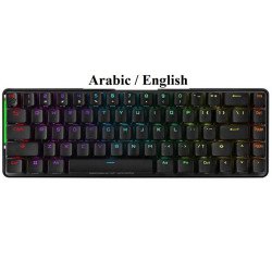 ASUS Rog Falchion ACE 65% Mechanical Gaming Keyboard Arabic keys - Rog NX Red SWITCH - AURA - Black ASUS Rog Falchion ACE 65% Mechanical Gaming Keyboard Arabic keys - Rog NX Red SWITCH - AURA - Black
