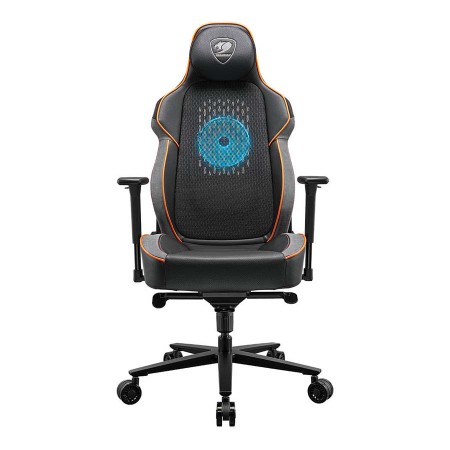 كرسي العاب COUGAR NxSys Aero, نظام تبريد مدمج مع مروحة RGB بحجم 200 لتهوية الظهر, وسادة رأس مغناطيسية, رافعة غاز Class 4, يتحمل الى 160 كجم - أسود/برتقالي كرسي العاب COUGAR NxSys Aero, نظام تبريد مدمج مع مروحة RGB بحجم 200 لتهوية الظهر, وسادة رأس مغناطيسية, رافعة غاز Class 4, يتحمل الى 160 كجم - أسود/برتقالي