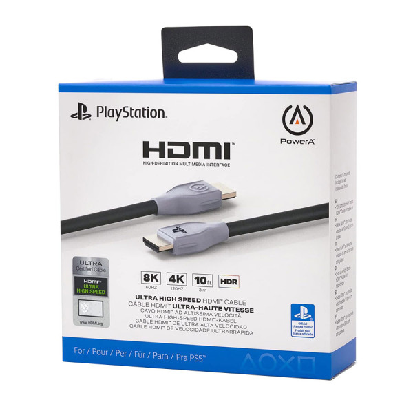 POWERA HDMI 2.1 Cable For PlayStation 5 - 3M POWERA HDMI 2.1 Cable For PlayStation 5 - 3M