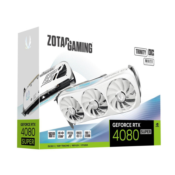 زوتاك ترينيتي OC جيمينج كرت شاشة RTX 4080 سوبر 16GB - اصدار ابيض زوتاك ترينيتي OC جيمينج كرت شاشة RTX 4080 سوبر 16GB - اصدار ابيض