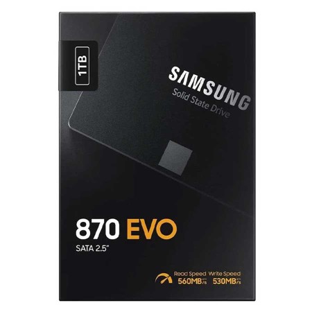 SAMSUNG 870 EVO SATA 2.5 inch SSD Up to 560 MB/s Read - 1TB SAMSUNG 870 EVO SATA 2.5 inch SSD Up to 560 MB/s Read - 1TB