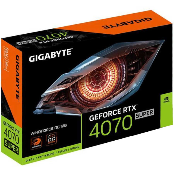 GIGABYTE GeForce RTX 4070 Super WindForce 12GB OC GDDR6X (3xFans) GIGABYTE GeForce RTX 4070 Super WindForce 12GB OC GDDR6X (3xFans)