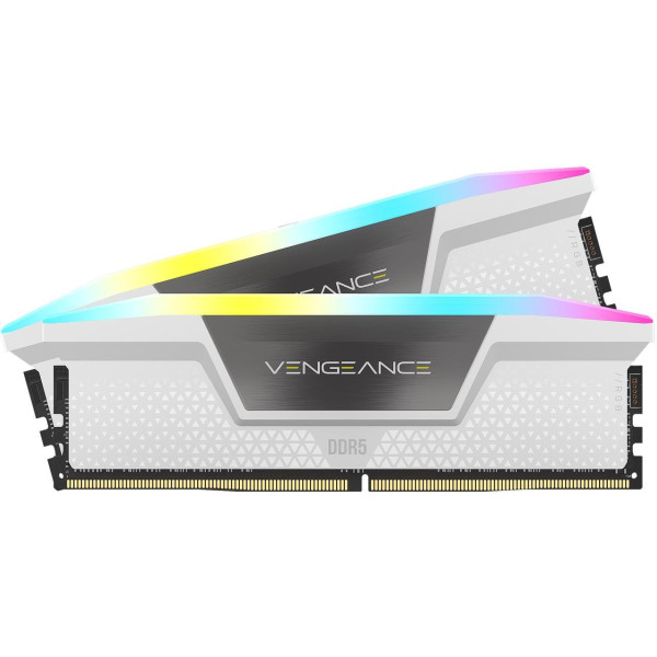 Corsair Vengeance DDR5 Ram 32GB 5200Mhz RGB Desktop - White