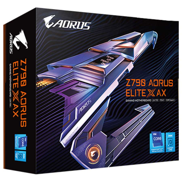 مذربورد جيجابايت Z790 اوروس ايليت اكس DDR5 AX تدعم وايفاي 6E مذربورد جيجابايت Z790 اوروس ايليت اكس DDR5 AX تدعم وايفاي 6E