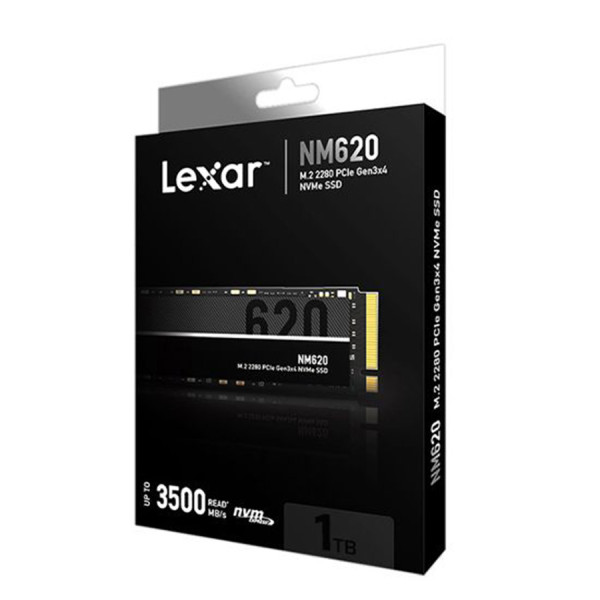 LEXAR NM620 M.2 2280 PCIe NVMe Up to 3500Mb/s Gen3x4 - 1TB LEXAR NM620 M.2 2280 PCIe NVMe Up to 3500Mb/s Gen3x4 - 1TB