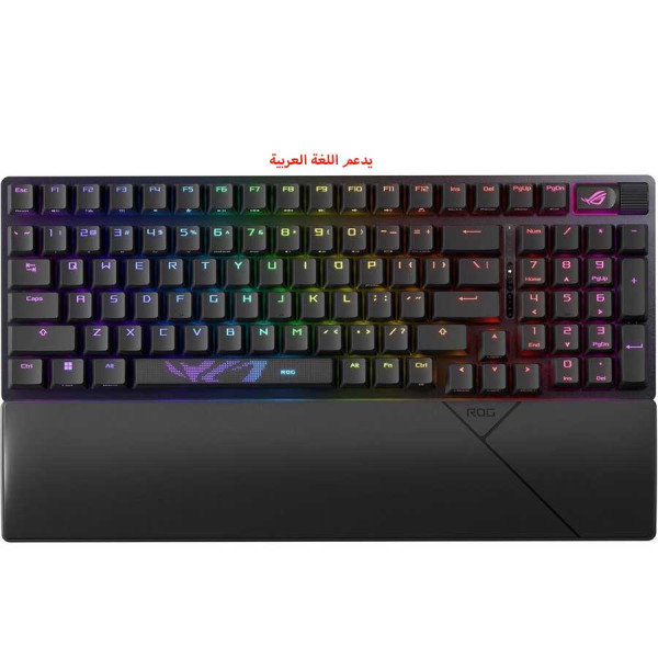 ASUS X901 ROG STRIX SCOPE II 96 Wireless Mechanical Gaming Keyboard - ROG NX SNOW SWITCH - AURA - Support Arabic ASUS X901 ROG STRIX SCOPE II 96 Wireless Mechanical Gaming Keyboard - ROG NX SNOW SWITCH - AURA - Support Arabic