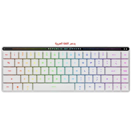 لوحة مفاتيح لاسلكية ASUS M603 ROG Falchion RX ميكانيكية للألعاب بنسبة 65% – مفاتيح ROG RX Red – إضاءة AURA – ابيض – تدعم اللغة العربية لوحة مفاتيح لاسلكية ASUS M603 ROG Falchion RX ميكانيكية للألعاب بنسبة 65% – مفاتيح ROG RX Red – إضاءة AURA – ابيض – تدعم اللغة العربية