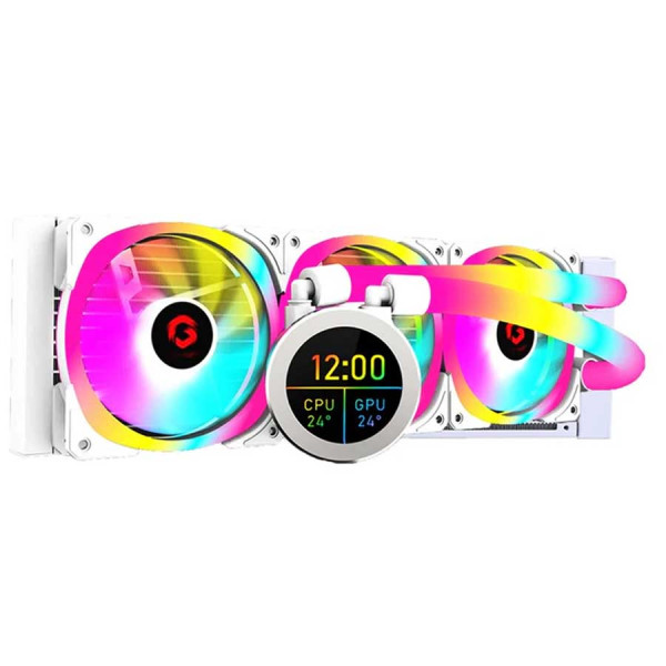 قيم اون كراكن N360 مبرد مائي احترافي RGB مع شاشة - ابيض قيم اون كراكن N360 مبرد مائي احترافي RGB مع شاشة - ابيض