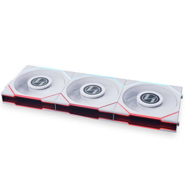 Lian Li UNI FAN TL LCD 120 RGB Reverse Blade 3 x 120mm Case Fans - White Lian Li UNI FAN TL LCD 120 RGB Reverse Blade 3 x 120mm Case Fans - White