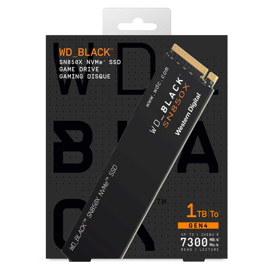 WD Black M.2 2280 PCIe Gen4 SSD 1TB Up to 7300MB/s| Silicon Valley