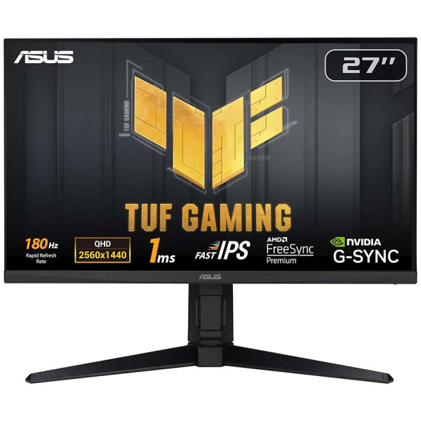 ASUS TUF Gaming 27 inch 2K Fast IPS 180 Hz 1Ms GTG G-Sync - Gaming Monitor ASUS TUF Gaming 27 inch 2K Fast IPS 180 Hz 1Ms GTG G-Sync - Gaming Monitor