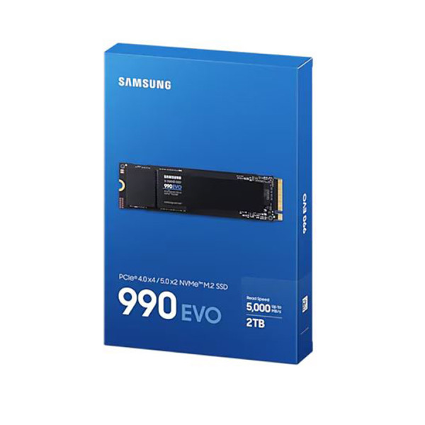 سامسونج 990 إيفو  SSD مقاس 2280 بحجم 2 تيرا - اسود