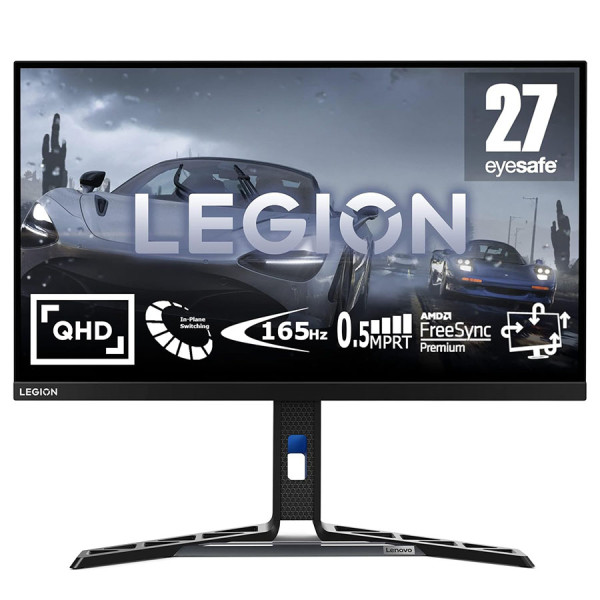 LENOVO LEGION Y27q-30 27 inch QHD (2560 x 1440) 165Hz (OC to 180Mhz) 1Ms - Black LENOVO LEGION Y27q-30 27 inch QHD (2560 x 1440) 165Hz (OC to 180Mhz) 1Ms - Black