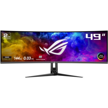 ASUS 49 inch ROG Swift OLED - Dual QHD (5120x1440) - 144Hz - 0.03ms - G-SYNC - 90W USB-C Curved Gaming Monitor