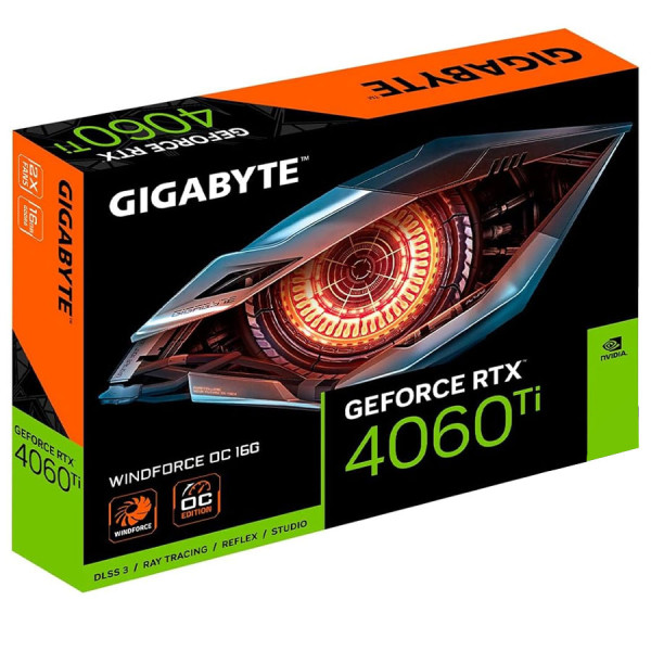 GIGABYTE WindForce GeForce RTX 4060Ti 16GB OC GDDR6 (2xFans) GIGABYTE WindForce GeForce RTX 4060Ti 16GB OC GDDR6 (2xFans)