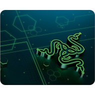 ماوس باد Razer Goliathus Mobile, سطح Micro-Texture, الأبعاد 215 مم × 270 مم , السطح السفلي مطاط مانع للانزلاق - سود/أخضر بطابع Razer
