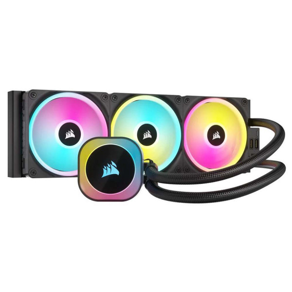 CORSAIR iCUE LINK H150i RGB AIO 360mm Liquid CPU Cooler - Black CORSAIR iCUE LINK H150i RGB AIO 360mm Liquid CPU Cooler - Black