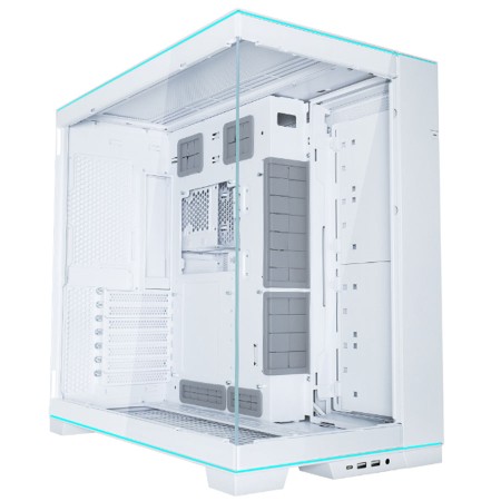 Lian Li O11 Dynamic EVO RGB Case - Dual Chamber - ARGB Strips - White Lian Li O11 Dynamic EVO RGB Case - Dual Chamber - ARGB Strips - White