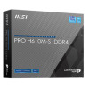 مذربورد إم إس أى برو H610M-S DDR4 مذربورد إم إس أى برو H610M-S DDR4