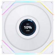 LIAN LI UNI FAN TL LCD 120 RGB 1x120mm Case Fan - White