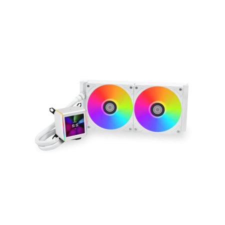 LIAN LI GALAHAD II LCD RGB 280mm AIO 2.88 inch IPS LCD screen - WHITE LIAN LI GALAHAD II LCD RGB 280mm AIO 2.88 inch IPS LCD screen - WHITE
