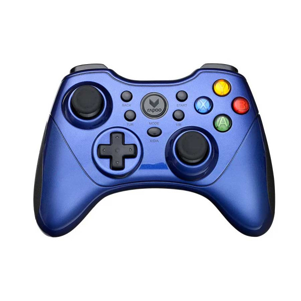 Rapoo V600S Wireless Vibration GamedPad 2.4Ghz - Blue Rapoo V600S Wireless Vibration GamedPad 2.4Ghz - Blue