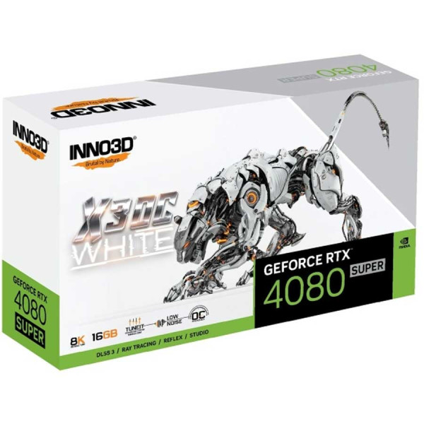 اننو ثري دي 3 اكس RTX 4080 سوبر 16GB OC - ابيض اننو ثري دي 3 اكس RTX 4080 سوبر 16GB OC - ابيض