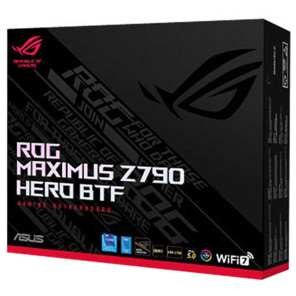 أسوس ار او جي ماكسيموس هيرو Z790 اصدار BTF كيابل مخفية - وايفاي 7 مذربورد أسوس ار او جي ماكسيموس هيرو Z790 اصدار BTF كيابل مخفية - وايفاي 7 مذربورد