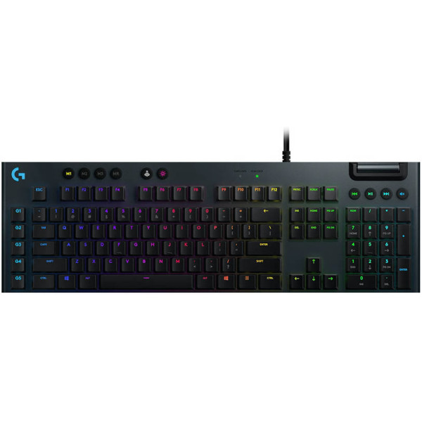 LOGITECH G815 Mechanical RGB Gaming Keyboard Wired - GL CLICKY Switch - Black LOGITECH G815 Mechanical RGB Gaming Keyboard Wired - GL CLICKY Switch - Black