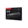 تيرم قروب تي فورس جي 70 برو M.2 2280 سعة 4 تيرا PCIe 4.0 يدعم سرعة قراءة تصل الى 7400 مب/ثا تيرم قروب تي فورس جي 70 برو M.2 2280 سعة 4 تيرا PCIe 4.0 يدعم سرعة قراءة تصل الى 7400 مب/ثا