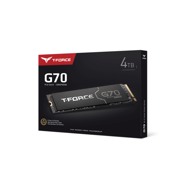 تيرم قروب تي فورس جي 70 برو M.2 2280 سعة 4 تيرا PCIe 4.0 يدعم سرعة قراءة تصل الى 7400 مب/ثا تيرم قروب تي فورس جي 70 برو M.2 2280 سعة 4 تيرا PCIe 4.0 يدعم سرعة قراءة تصل الى 7400 مب/ثا